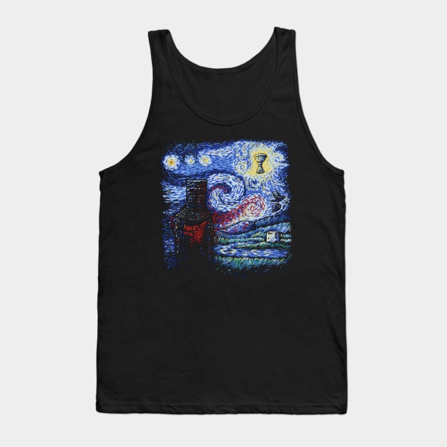 Starry Knight Tank Top by kg07_shirts